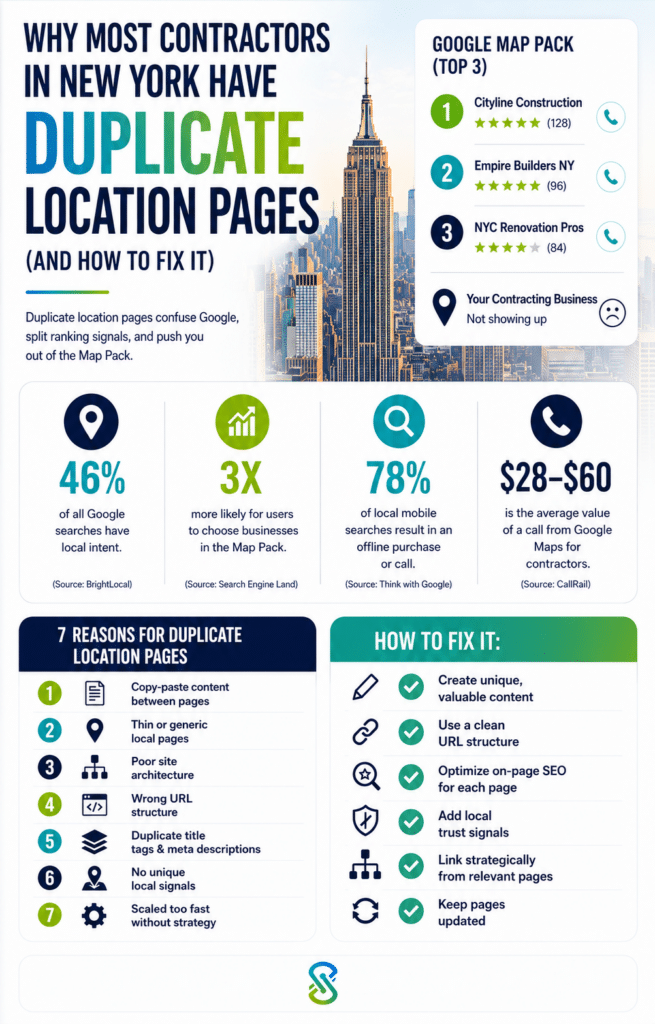 New York Duplicates Location Pages