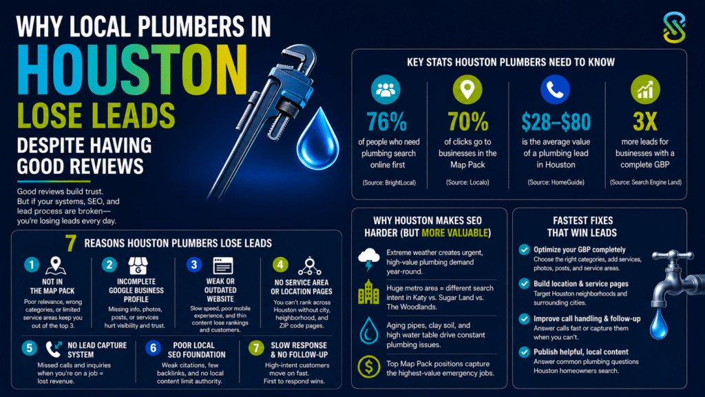 Local Plumbers in Houston Lose Leads
