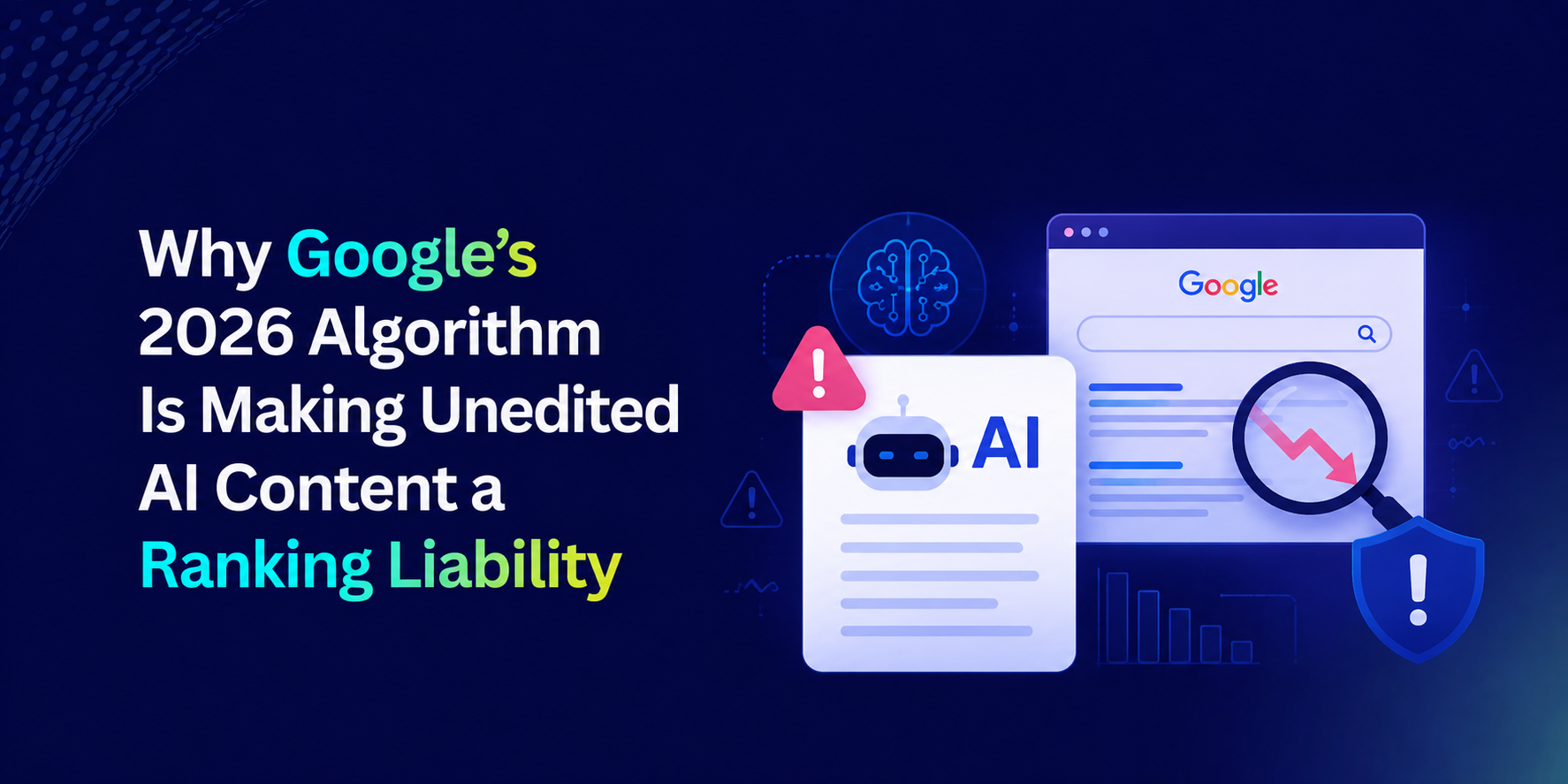 Why Google’s 2026 Algorithm Is Making Unedited AI Content a Ranking Liability
