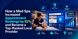 How a Miami Med Spa Increased Appointment Bookings by 82% and Became a Top-Ranked Local Provider